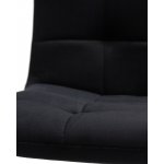 Набор 4 шт Стул обеденный DOBRIN CHILLY, Черный Holland 75, основание белое