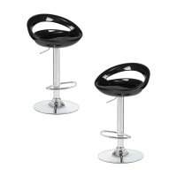 Набор 2 шт Стул барный DOBRIN DISCO, чёрный