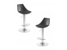 Набор 2 шт Стул барный DOBRIN ROCKY, чёрный Набор 2 шт Стул барный DOBRIN ROCKY, чёрный