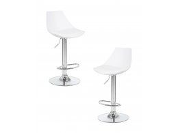 Набор 2 шт Стул барный DOBRIN ROCKY, белый Набор 2 шт Стул барный DOBRIN ROCKY, белый