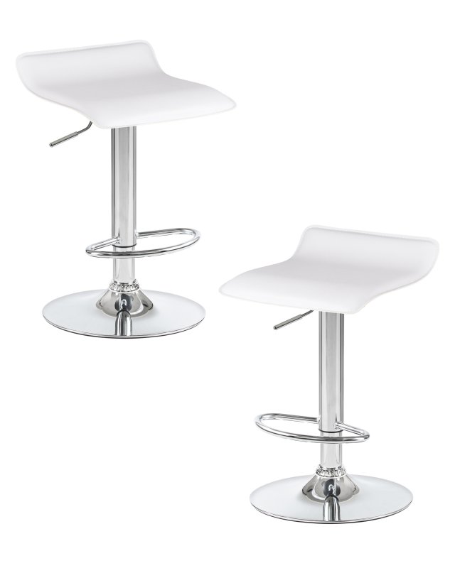 Набор 2 шт Стул барный DOBRIN TOMMY, белый