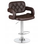 Набор 2 шт Стул барный DOBRIN TIESTO, коричневый