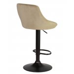 Набор 2 шт Стул барный DOBRIN LOGAN BLACK, мокко велюр (MJ9-9)