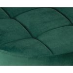 Табурет барный DOBRIN BRUNO GOLD, зеленый велюр (MJ9-88)