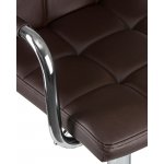 Стул барный DOBRIN KRUGER ARM, коричневый