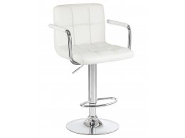 Стул барный DOBRIN KRUGER ARM, белый