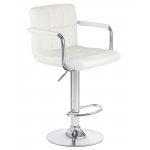 Стул барный DOBRIN KRUGER ARM, белый Стул барный DOBRIN KRUGER ARM, белый