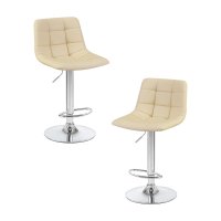 Набор 2 шт Стул барный DOBRIN TAILOR, кремовый