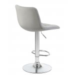 Стул барный DOBRIN TAILOR, серый велюр (MJ9-75)