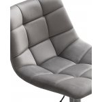 Стул барный DOBRIN TAILOR, серый велюр (MJ9-75)