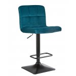 Набор 2 шт Стул барный DOBRIN DOMINIC, морской волны велюр (MJ9-99)