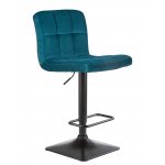 Набор 2 шт Стул барный DOBRIN DOMINIC, морской волны велюр (MJ9-99)