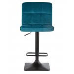Набор 2 шт Стул барный DOBRIN DOMINIC, морской волны велюр (MJ9-99)