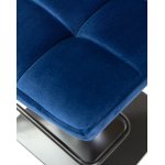 Набор 2 шт Стул барный DOBRIN DOMINIC, синий велюр (MJ9-117)