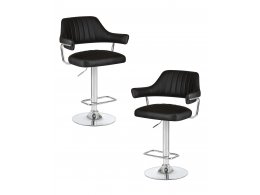 Набор 2 шт Стул барный DOBRIN CHARLY, чёрный
