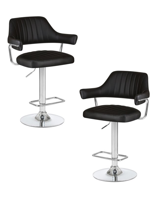 Набор 2 шт Стул барный DOBRIN CHARLY, чёрный