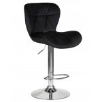Набор 2 шт Стул барный DOBRIN BARNY, черный велюр (MJ9-101)