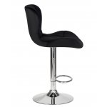 Набор 2 шт Стул барный DOBRIN BARNY, черный велюр (MJ9-101)