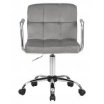 Офисное кресло для персонала DOBRIN TERRY, серый велюр (MJ9-75)