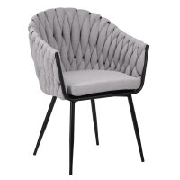 Стул обеденный DOBRIN MATILDA, серая ткань (LAR 275-17)