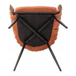 Стул обеденный DOBRIN MATILDA, оранжевая ткань (LAR 275-27)