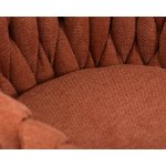 Стул обеденный DOBRIN MATILDA, оранжевая ткань (LAR 275-27)