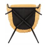 Набор 2 шт Стул обеденный DOBRIN MATILDA, жёлтая ткань (LAR 275-8)