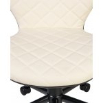 Набор 2 шт Офисное кресло для персонала DOBRIN RORY, кремово-коричневый