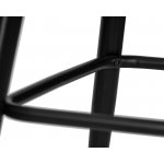 Набор 2 шт Стул барный DOBRIN NICOLE, черные матовые ножки, светло-серый велюр (108-52)