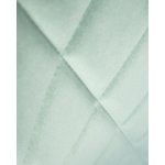 Набор 2 шт Стул обеденный DOBRIN ROBERT, черные матовые ножки, велюр V108-118 Мятный