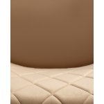 Набор 2 шт Стул обеденный DOBRIN ROBERT, черные матовые ножки, велюр V108-104 Мокко