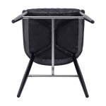 Набор 2 шт Стул барный DOBRIN CHRISTIAN'75, черные ножки, темно-серый велюр (V108-91)