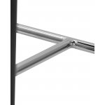 Набор 2 шт Стул барный DOBRIN CHRISTIAN'75, черные ножки, темно-серый велюр (V108-91)