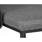 Стул полубарный DOBRIN AMELIA COUNTER, серая ткань (F-48), темно-серый винтажный PU (MF-12) Стул полубарный DOBRIN AMELIA COUNTER, серая ткань (F-48), темно-серый винтажный PU (MF-12)