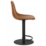 Стул барный DOBRIN ROME, коричневый винтажный PU (MS09)