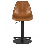 Стул барный DOBRIN ROME, коричневый винтажный PU (MS09)