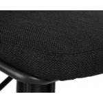 Набор 2 шт Стул барный DOBRIN OLIVER, черная ткань (SLR-10)