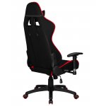 Кресло игровое DOBRIN DALLAS, черно-красная ткань