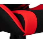 Кресло игровое DOBRIN DALLAS, черно-красная ткань