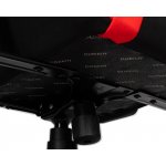 Кресло игровое DOBRIN DALLAS, черно-красная ткань