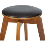 Табурет барный DOBRIN TOM'77, цвет черный глянец PU ABD 002