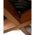 Табурет барный DOBRIN TOM'77, цвет черный глянец PU ABD 002