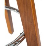 Табурет барный DOBRIN TOM'77, цвет черный глянец PU ABD 002