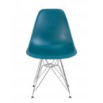 Стул обеденный DOBRIN DSR, ножки хром, цвет морской волны (G-05)