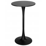 Стол барный MIA BAR, черная столешница, черное основание