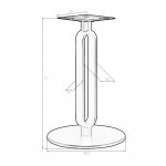 Подстолье обеденное DOBRIN ELAN GOLD