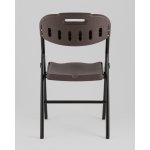 Стул складной банкетный коричневый под дерево