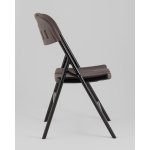 Стул складной банкетный коричневый под дерево