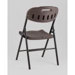 Стул складной банкетный коричневый под дерево