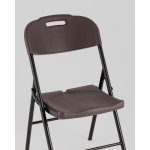 Стул складной банкетный коричневый под дерево